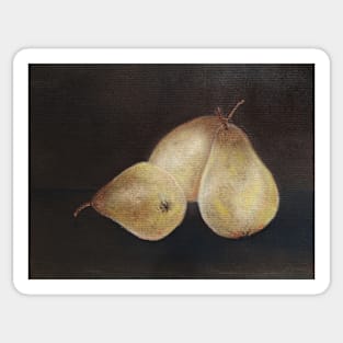 Still Life of Pears Sticker